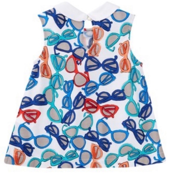 KATE SPADE KIDS JENSEN SUNGLASSES PRINT BLOUSE TOP - Picture 2 of 2
